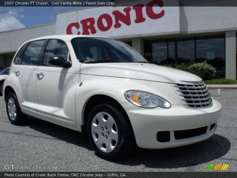 Cool Vanilla White / Pastel Slate Gray 2007 Chrysler PT Cruiser