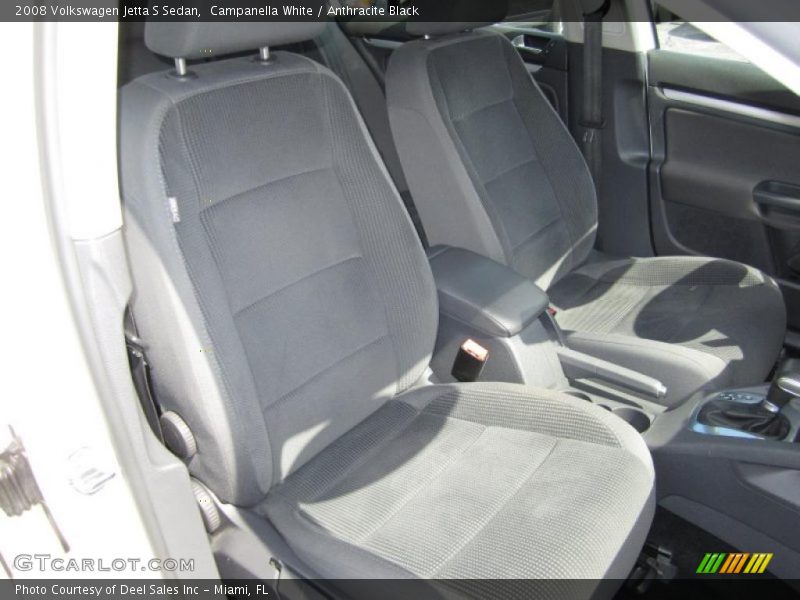 Campanella White / Anthracite Black 2008 Volkswagen Jetta S Sedan