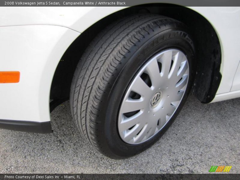 Campanella White / Anthracite Black 2008 Volkswagen Jetta S Sedan