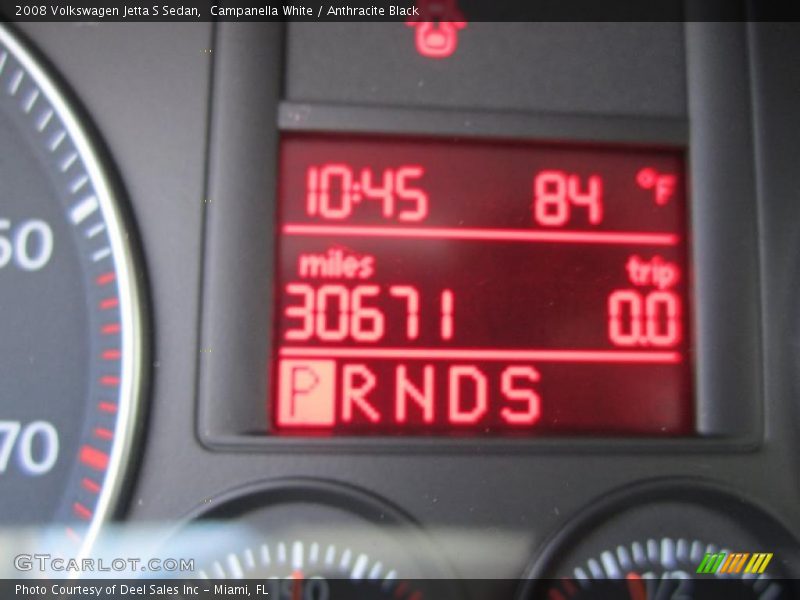 Campanella White / Anthracite Black 2008 Volkswagen Jetta S Sedan