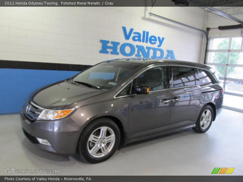 Polished Metal Metallic / Gray 2011 Honda Odyssey Touring