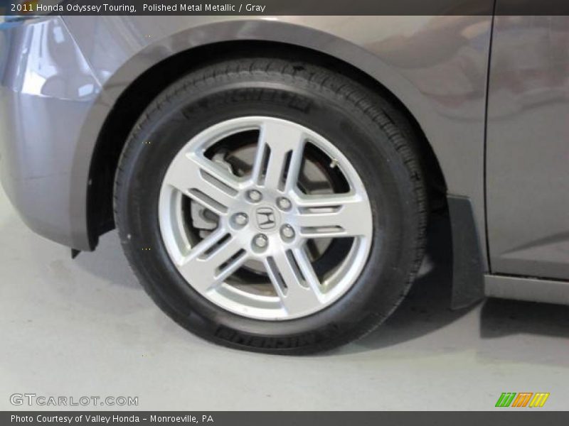 Polished Metal Metallic / Gray 2011 Honda Odyssey Touring