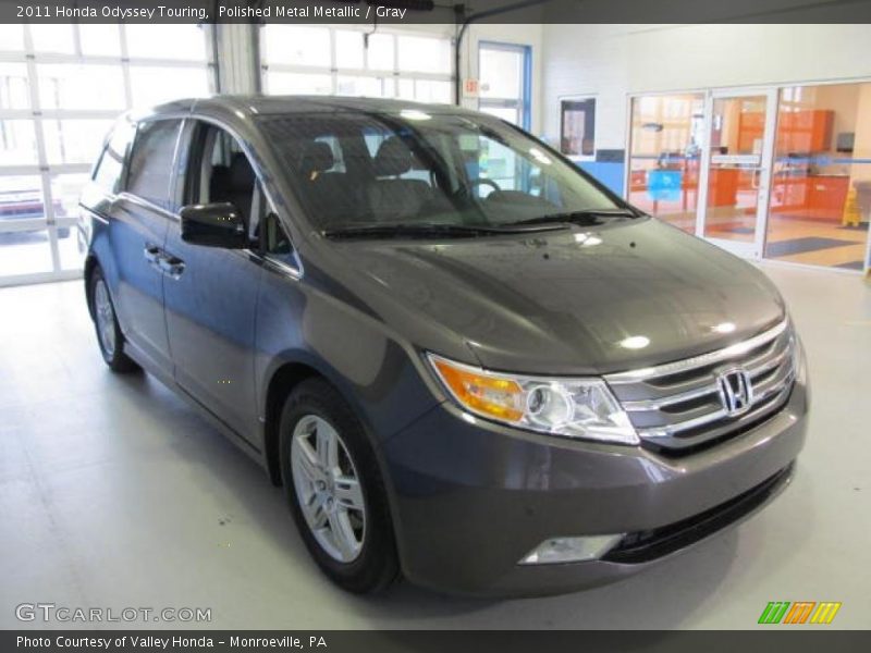 Polished Metal Metallic / Gray 2011 Honda Odyssey Touring