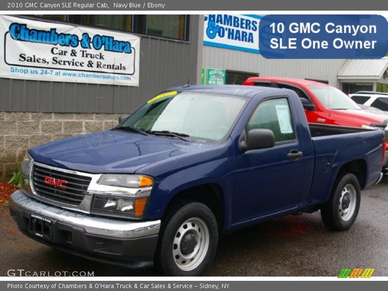 Navy Blue / Ebony 2010 GMC Canyon SLE Regular Cab