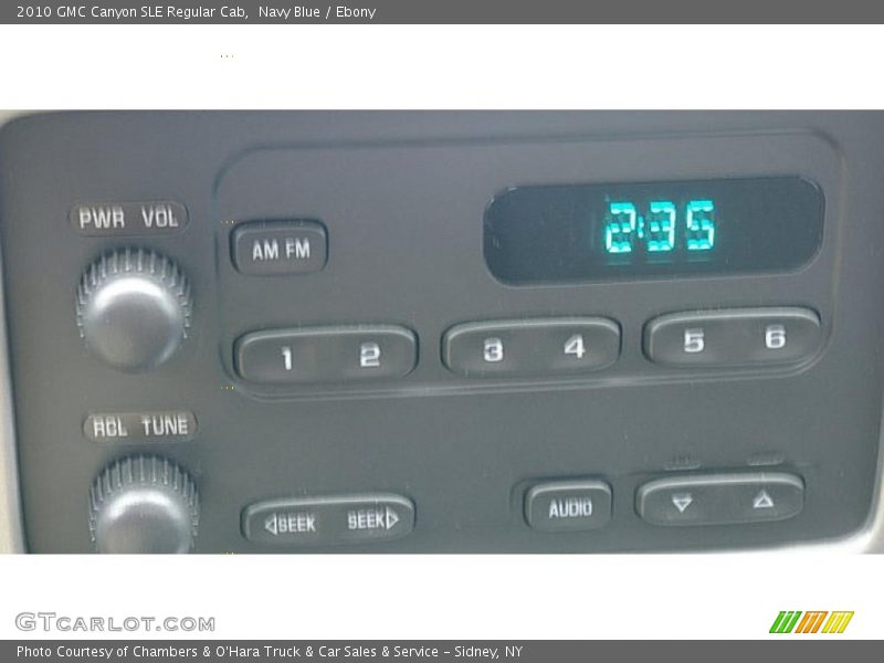 Navy Blue / Ebony 2010 GMC Canyon SLE Regular Cab