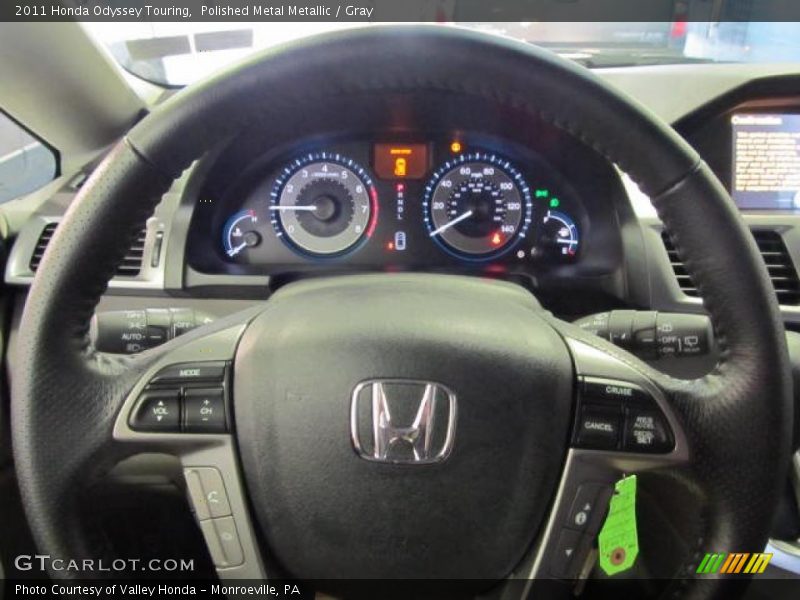 Polished Metal Metallic / Gray 2011 Honda Odyssey Touring