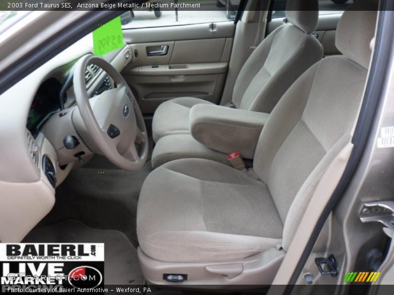 Arizona Beige Metallic / Medium Parchment 2003 Ford Taurus SES