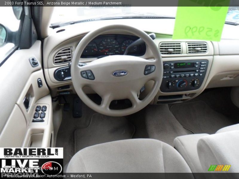 Arizona Beige Metallic / Medium Parchment 2003 Ford Taurus SES