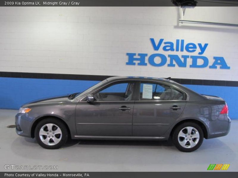Midnight Gray / Gray 2009 Kia Optima LX