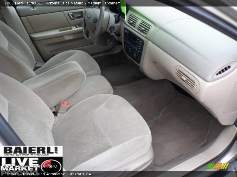 Arizona Beige Metallic / Medium Parchment 2003 Ford Taurus SES