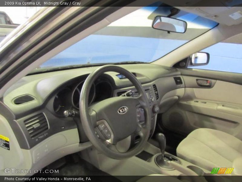 Midnight Gray / Gray 2009 Kia Optima LX