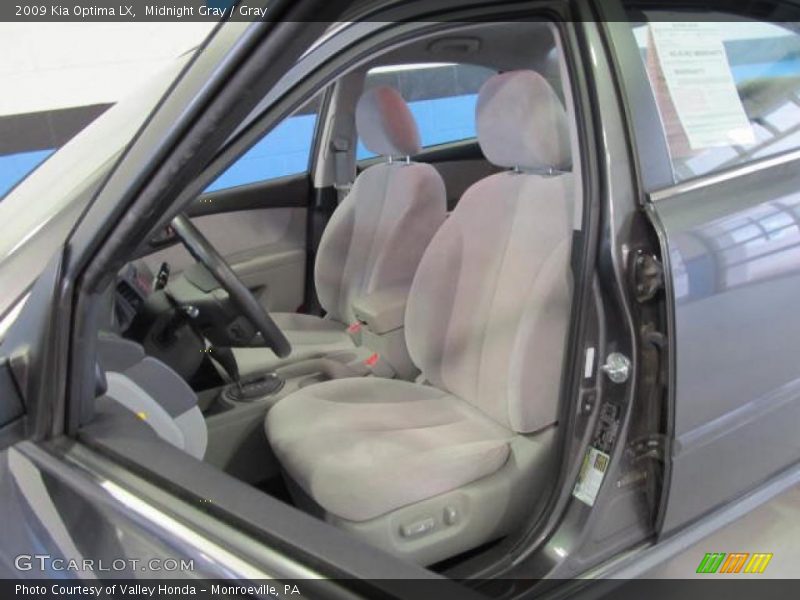 Midnight Gray / Gray 2009 Kia Optima LX