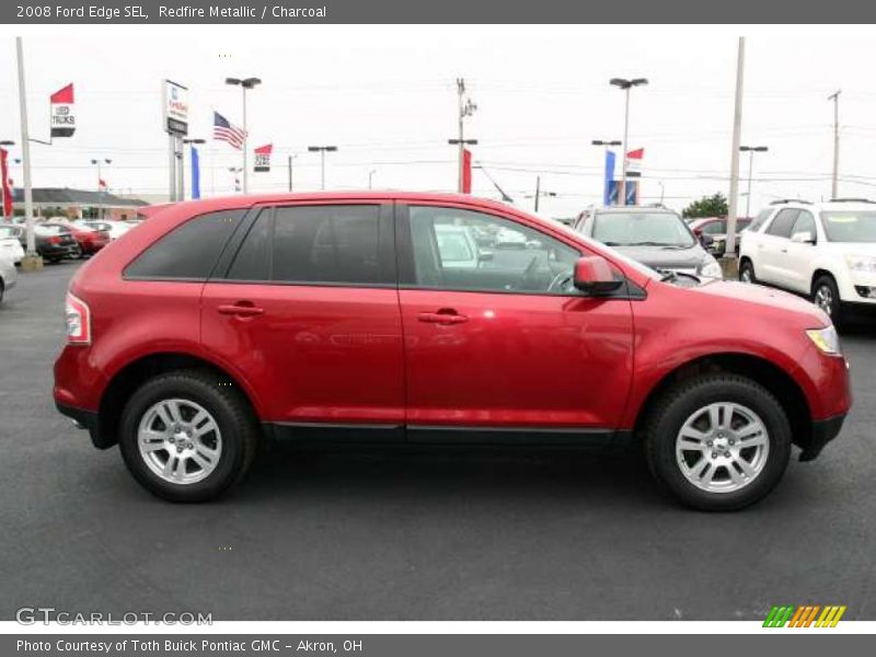 Redfire Metallic / Charcoal 2008 Ford Edge SEL