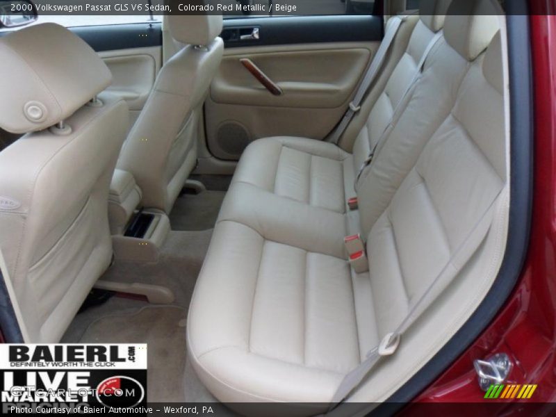 Colorado Red Metallic / Beige 2000 Volkswagen Passat GLS V6 Sedan