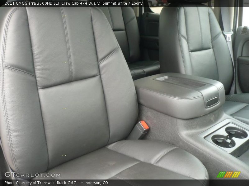Summit White / Ebony 2011 GMC Sierra 3500HD SLT Crew Cab 4x4 Dually