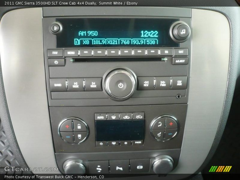 Summit White / Ebony 2011 GMC Sierra 3500HD SLT Crew Cab 4x4 Dually