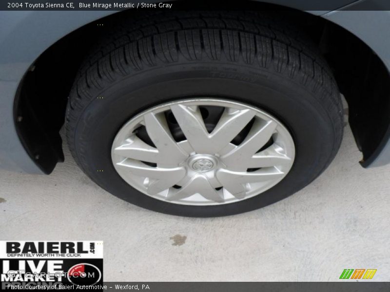 Blue Mirage Metallic / Stone Gray 2004 Toyota Sienna CE