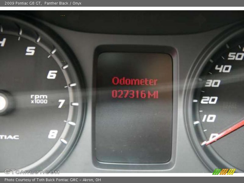 Panther Black / Onyx 2009 Pontiac G8 GT