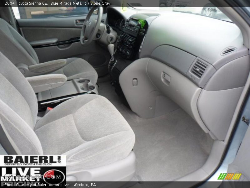 Blue Mirage Metallic / Stone Gray 2004 Toyota Sienna CE