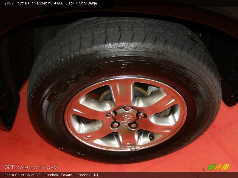 Black / Ivory Beige 2007 Toyota Highlander V6 4WD