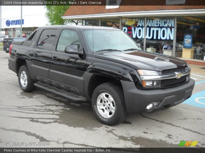 Black / Dark Charcoal 2004 Chevrolet Avalanche 1500 Z71 4x4
