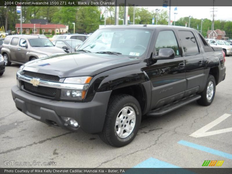 Black / Dark Charcoal 2004 Chevrolet Avalanche 1500 Z71 4x4