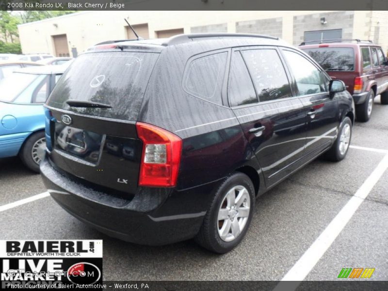 Black Cherry / Beige 2008 Kia Rondo LX