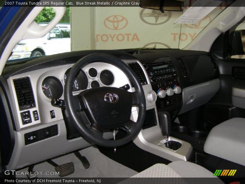 Blue Streak Metallic / Graphite Gray 2007 Toyota Tundra SR5 Regular Cab