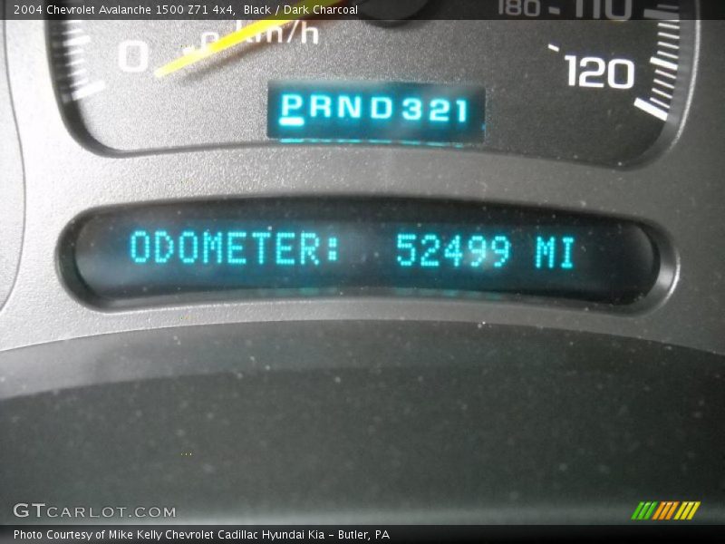 Black / Dark Charcoal 2004 Chevrolet Avalanche 1500 Z71 4x4