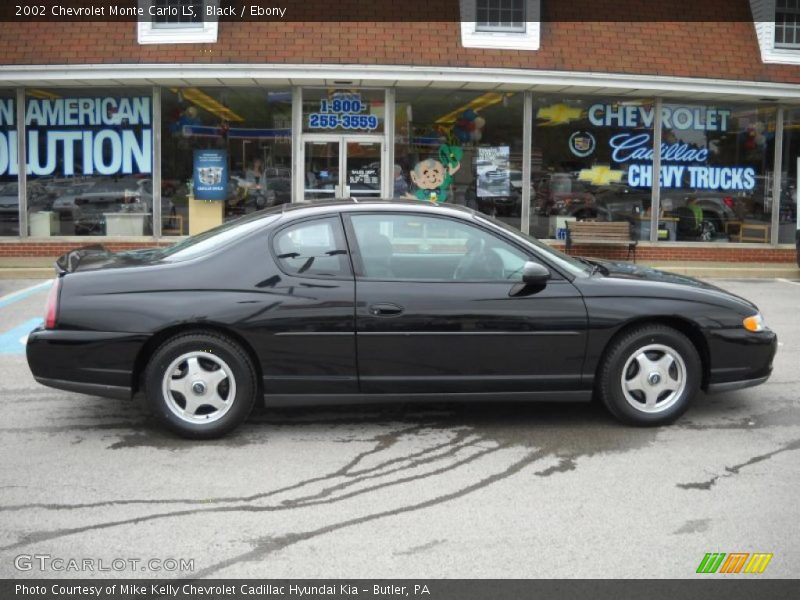 Black / Ebony 2002 Chevrolet Monte Carlo LS