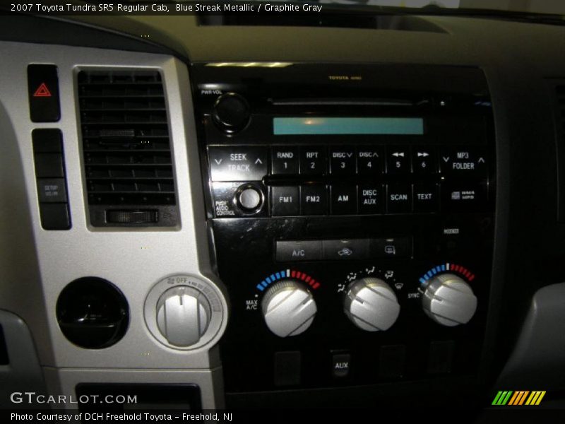 Blue Streak Metallic / Graphite Gray 2007 Toyota Tundra SR5 Regular Cab