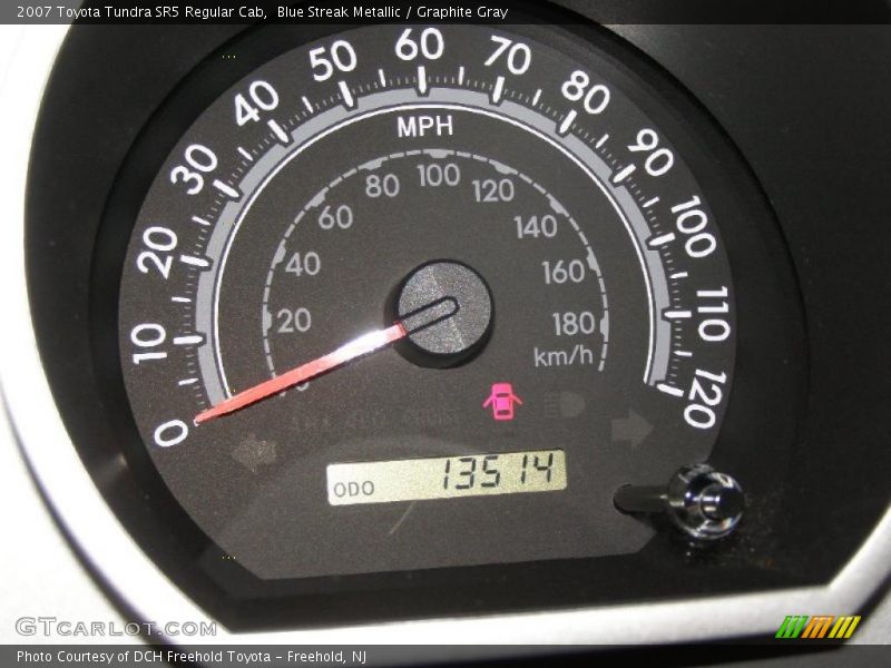 Blue Streak Metallic / Graphite Gray 2007 Toyota Tundra SR5 Regular Cab