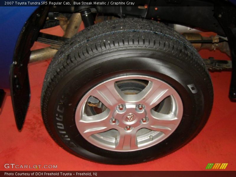 Blue Streak Metallic / Graphite Gray 2007 Toyota Tundra SR5 Regular Cab