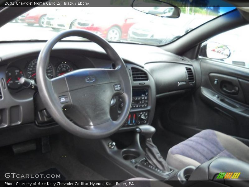 Black / Ebony 2002 Chevrolet Monte Carlo LS