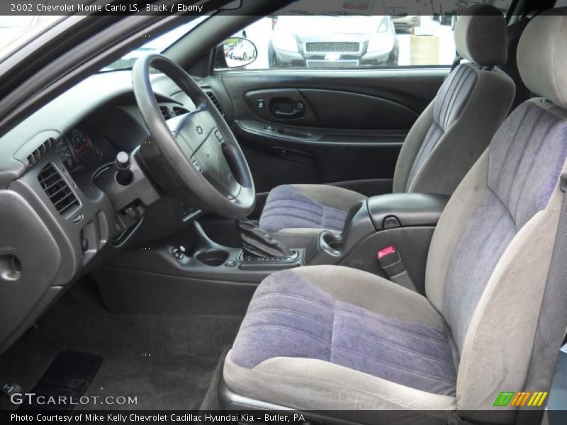 Black / Ebony 2002 Chevrolet Monte Carlo LS