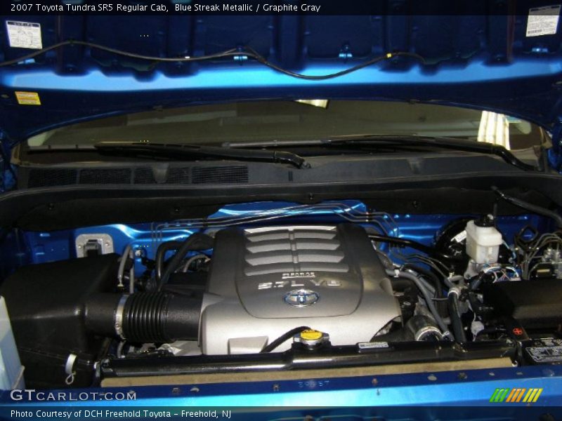 Blue Streak Metallic / Graphite Gray 2007 Toyota Tundra SR5 Regular Cab