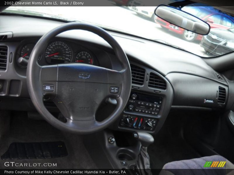 Black / Ebony 2002 Chevrolet Monte Carlo LS