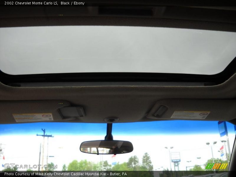 Black / Ebony 2002 Chevrolet Monte Carlo LS