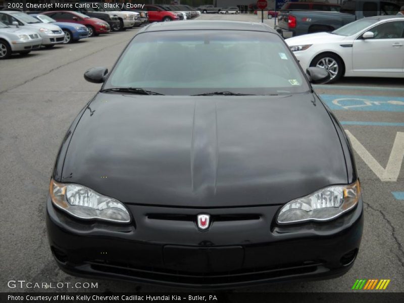 Black / Ebony 2002 Chevrolet Monte Carlo LS