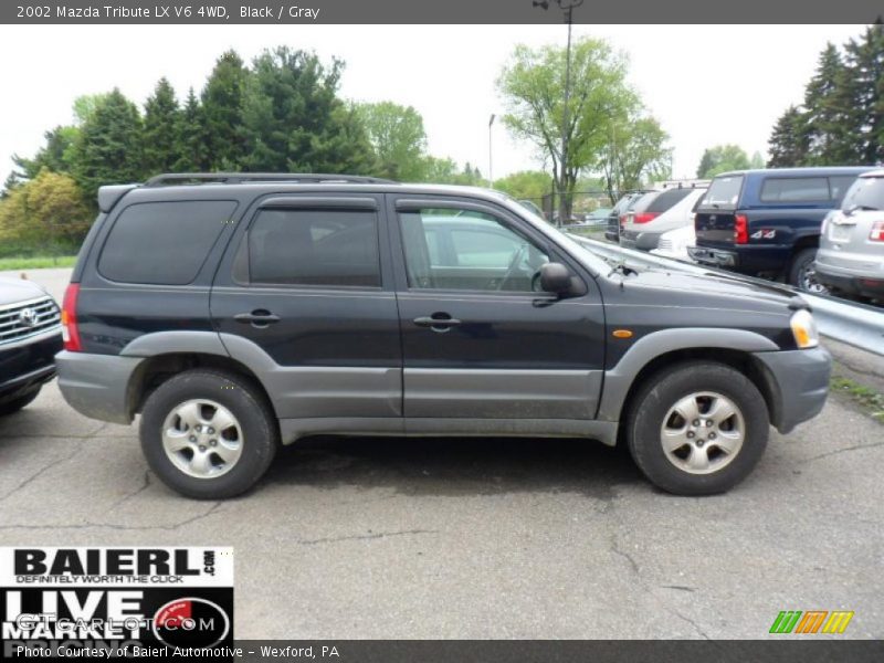 Black / Gray 2002 Mazda Tribute LX V6 4WD