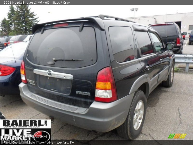 Black / Gray 2002 Mazda Tribute LX V6 4WD