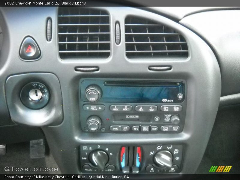 Black / Ebony 2002 Chevrolet Monte Carlo LS
