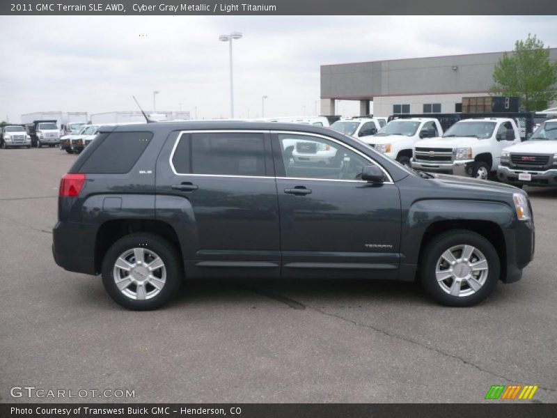 Cyber Gray Metallic / Light Titanium 2011 GMC Terrain SLE AWD