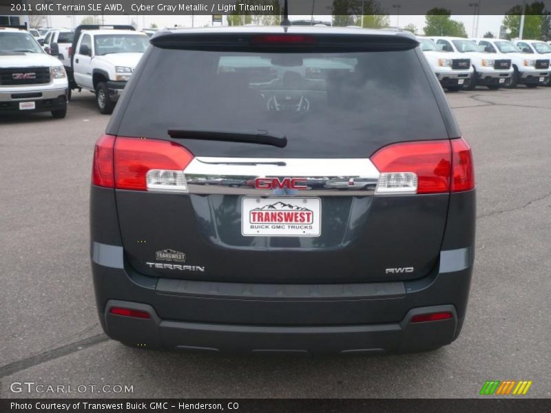 Cyber Gray Metallic / Light Titanium 2011 GMC Terrain SLE AWD