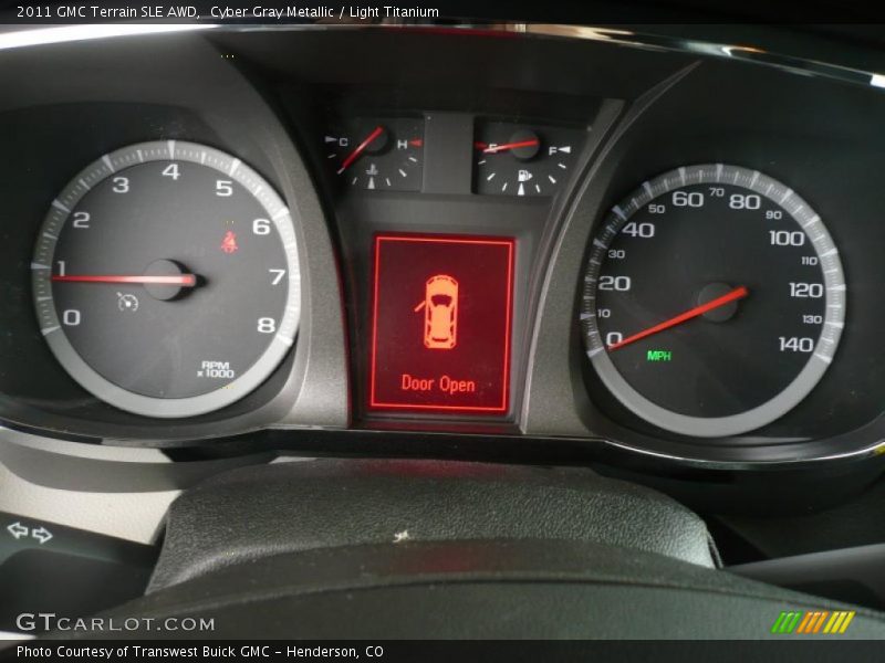 Cyber Gray Metallic / Light Titanium 2011 GMC Terrain SLE AWD