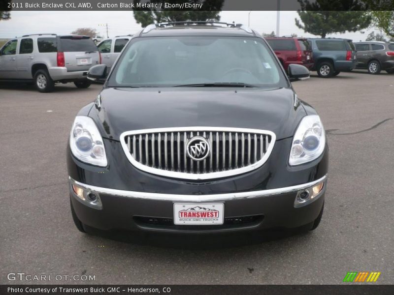 Carbon Black Metallic / Ebony/Ebony 2011 Buick Enclave CXL AWD