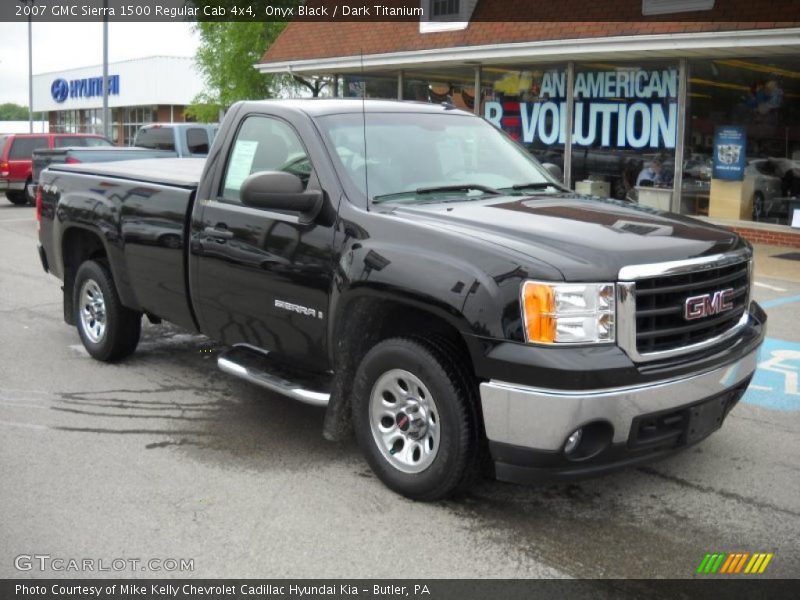 Onyx Black / Dark Titanium 2007 GMC Sierra 1500 Regular Cab 4x4