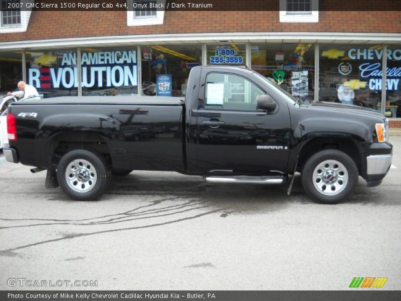 Onyx Black / Dark Titanium 2007 GMC Sierra 1500 Regular Cab 4x4