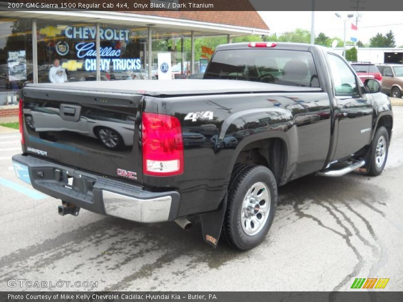 Onyx Black / Dark Titanium 2007 GMC Sierra 1500 Regular Cab 4x4