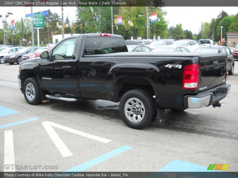 Onyx Black / Dark Titanium 2007 GMC Sierra 1500 Regular Cab 4x4
